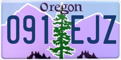 OR license plate 091EJZ
