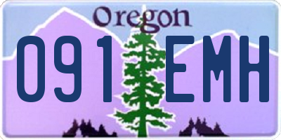 OR license plate 091EMH