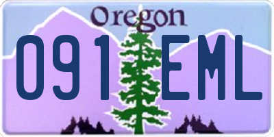 OR license plate 091EML