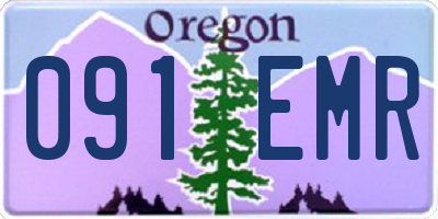 OR license plate 091EMR