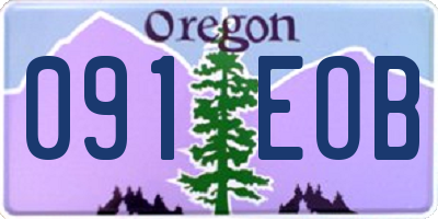 OR license plate 091EOB
