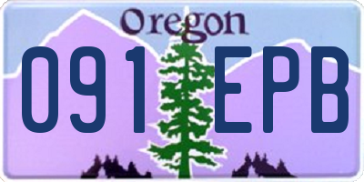 OR license plate 091EPB