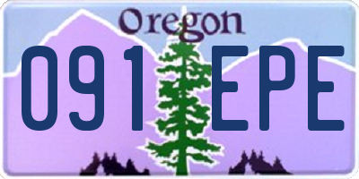 OR license plate 091EPE