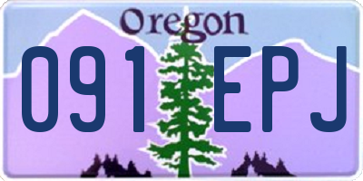 OR license plate 091EPJ