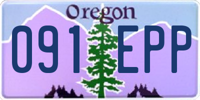 OR license plate 091EPP