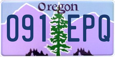 OR license plate 091EPQ