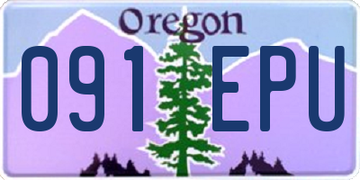 OR license plate 091EPU