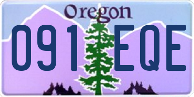OR license plate 091EQE
