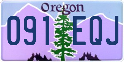 OR license plate 091EQJ