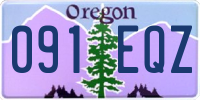 OR license plate 091EQZ