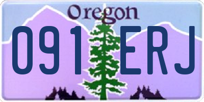 OR license plate 091ERJ