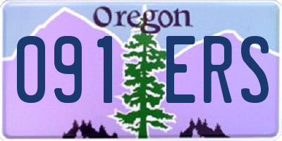OR license plate 091ERS