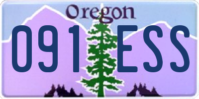 OR license plate 091ESS
