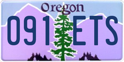 OR license plate 091ETS