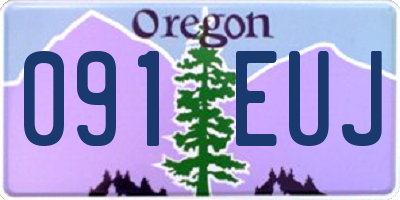 OR license plate 091EUJ