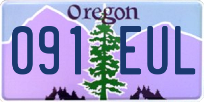 OR license plate 091EUL