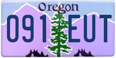OR license plate 091EUT