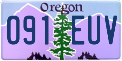 OR license plate 091EUV