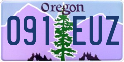 OR license plate 091EUZ