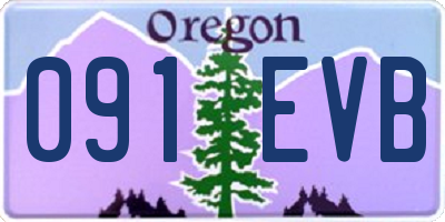 OR license plate 091EVB