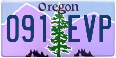 OR license plate 091EVP