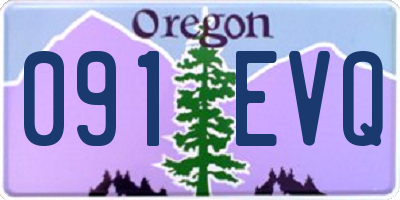 OR license plate 091EVQ