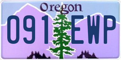 OR license plate 091EWP