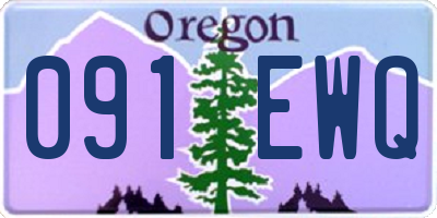 OR license plate 091EWQ