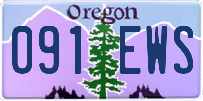 OR license plate 091EWS