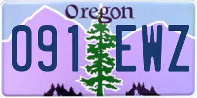 OR license plate 091EWZ