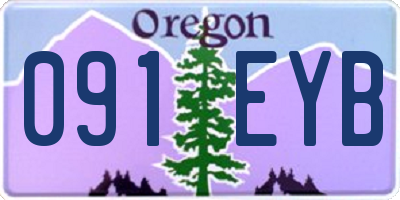 OR license plate 091EYB