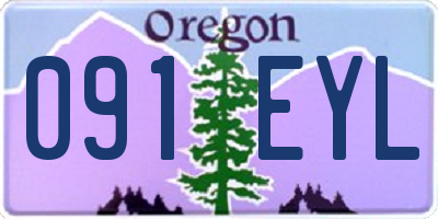 OR license plate 091EYL
