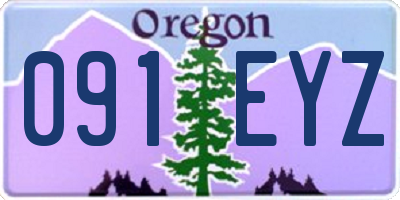 OR license plate 091EYZ