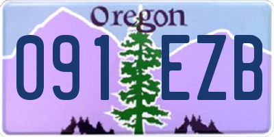 OR license plate 091EZB