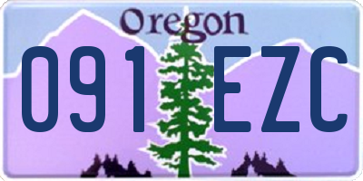 OR license plate 091EZC