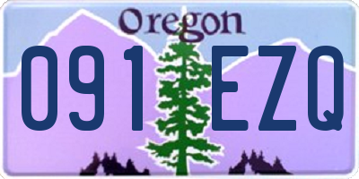 OR license plate 091EZQ