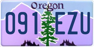 OR license plate 091EZU