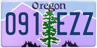 OR license plate 091EZZ