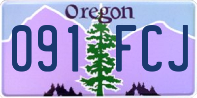 OR license plate 091FCJ