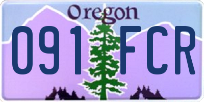 OR license plate 091FCR