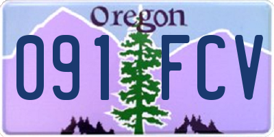 OR license plate 091FCV