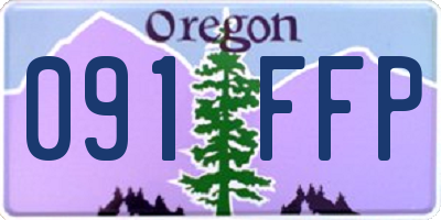 OR license plate 091FFP
