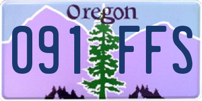 OR license plate 091FFS