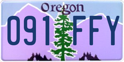 OR license plate 091FFY