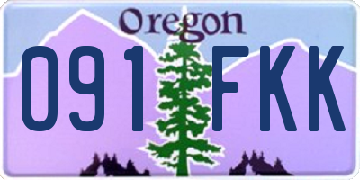 OR license plate 091FKK