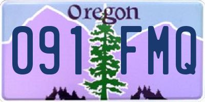 OR license plate 091FMQ