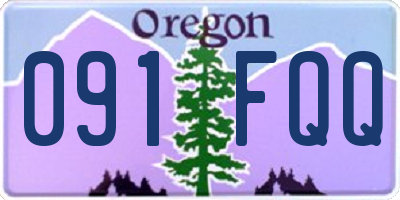 OR license plate 091FQQ