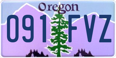 OR license plate 091FVZ