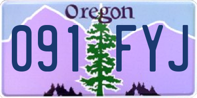 OR license plate 091FYJ