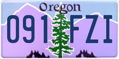 OR license plate 091FZI